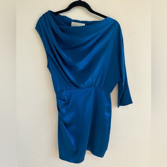 MICHELLE MASON Asymmetrical Mini Dress - Picture 9 of 11